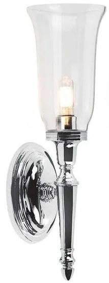 Απλίκα Φωτιστικό Τοίχου Μπάνιου LED G9 3W IP44 3000K 41Y Dryden Elstead BATH-DRYDEN2-PC Χρώμιο