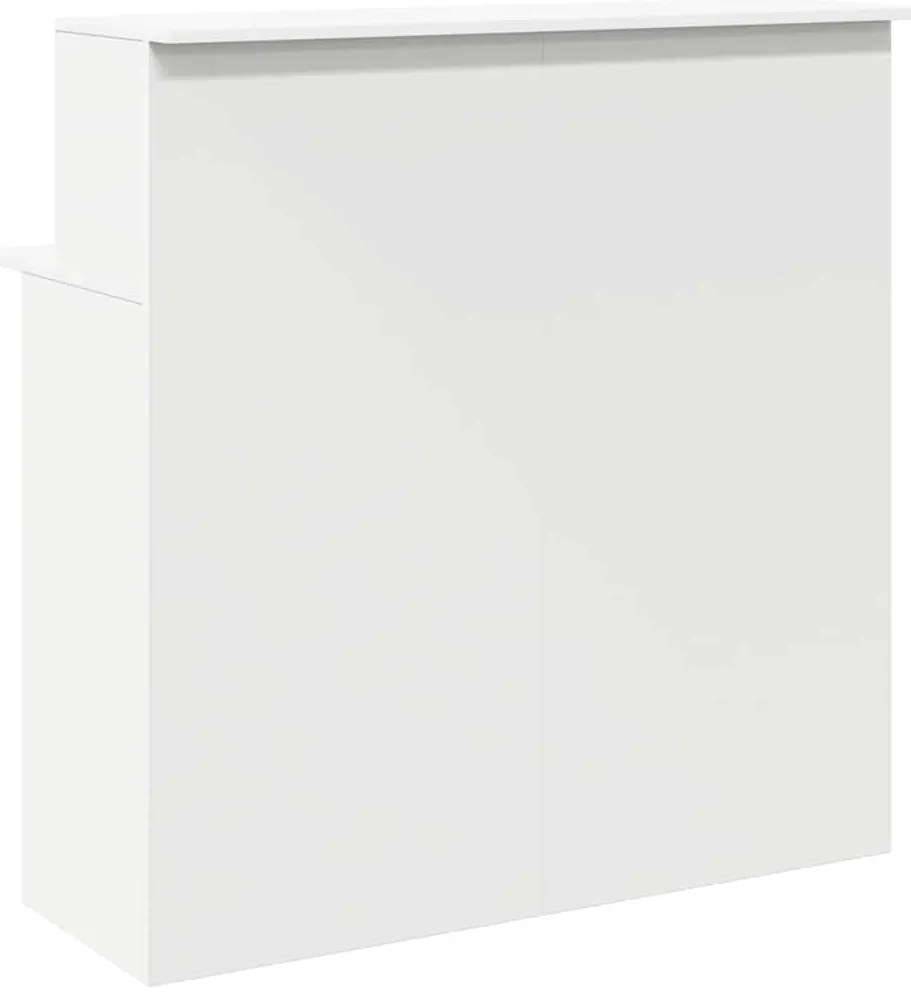 vidaXL Γραφείο Υποδοχής Λευκό 100x50x103,5 εκ. από Τεχνητό Ξύλο