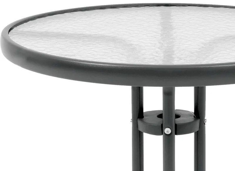 Τραπέζι 001 Fylliana Στρογγυλό Γκρί Φ60x70 εκ. 60x60x70 εκ.
