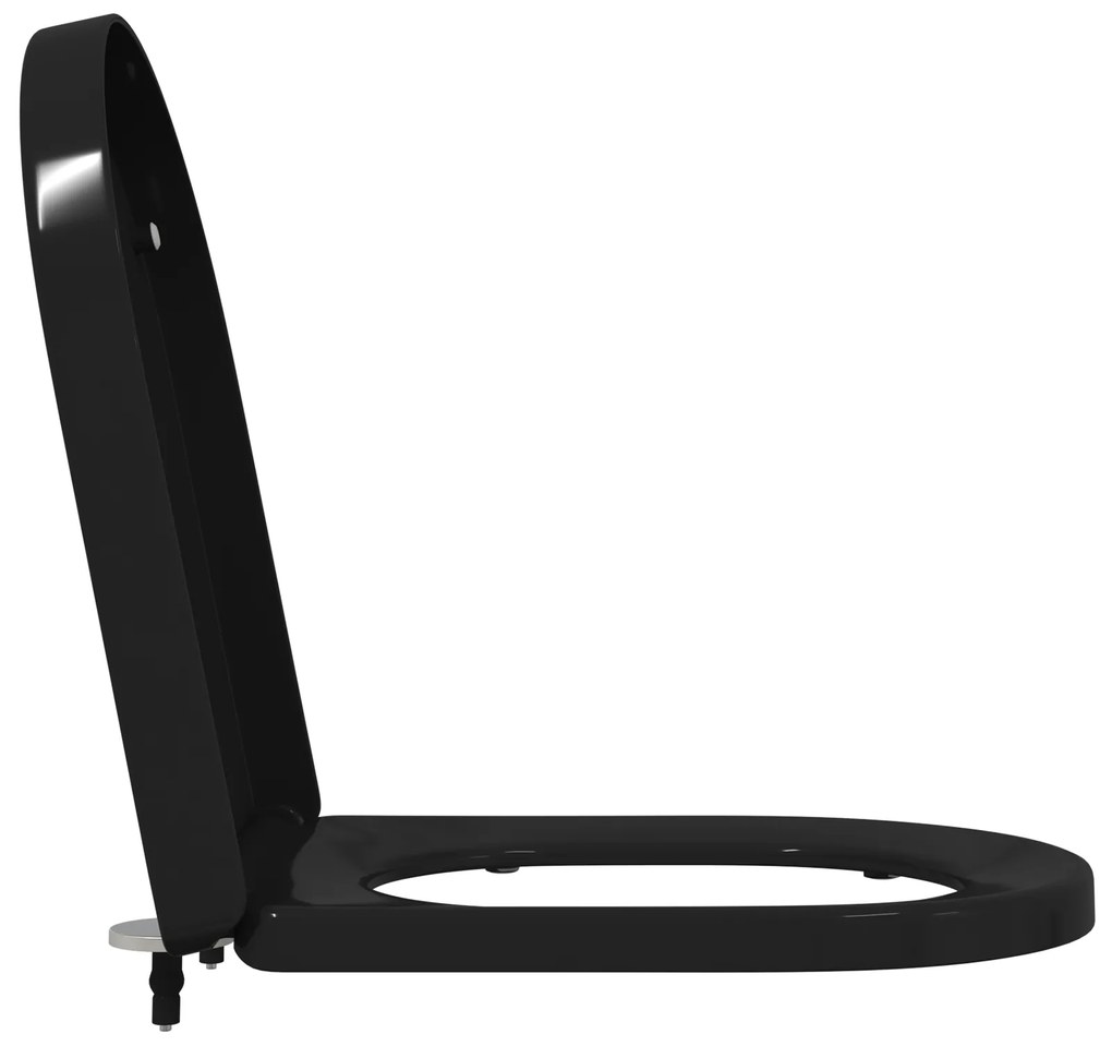vidaXL Λεκάνη Μαύρο 48 x 36.5 x 4.5 εκ Πολυπροπυλένιο