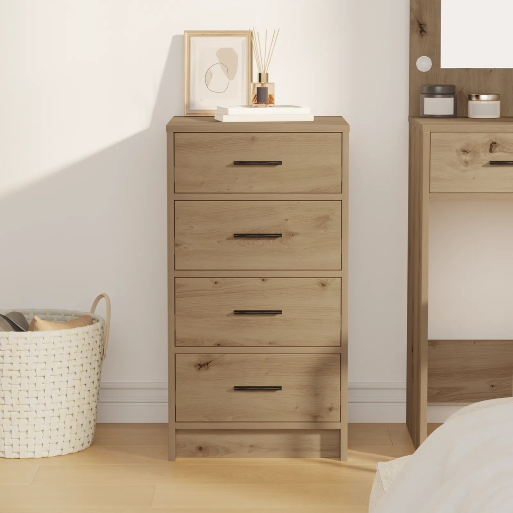 vidaXL Μπουφές Artisan Oak 40x41x75 εκ. Επεξεργασμένο Ξύλο