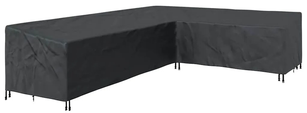 vidaXL Κάλυμμα επίπλων Μαύρο 355 x 275 x 80 εκ. Ύφασμα Oxford 600D