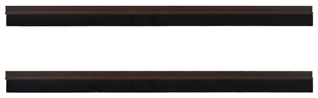 vidaXL Αυτοκόλλητες σφραγίδες πόρτας 2 pcs Καφέ 100 cm