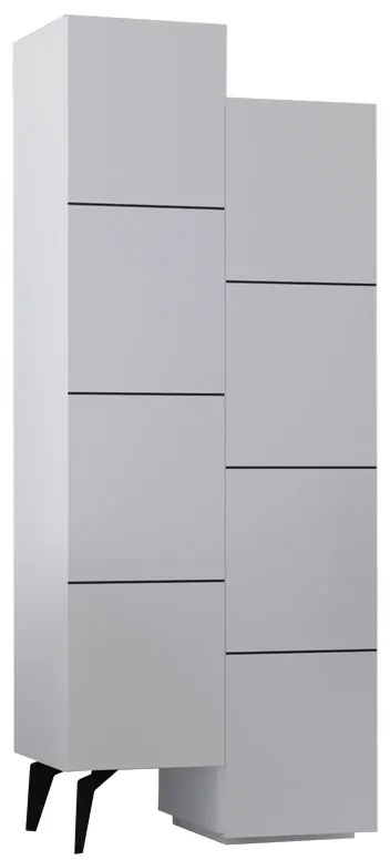 Intrahome Ντουλάπι-στήλη EVERESTALEXA Intrahome λευκό 62.2x37.4x155.4εκ | SKU: INTRAPA-220112233