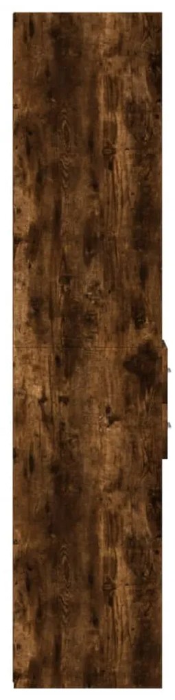 vidaXL Ντουλάπι Καπνιστή Δρυς 30x42,5x185 εκ. από Επεξεργασμένο Ξύλο
