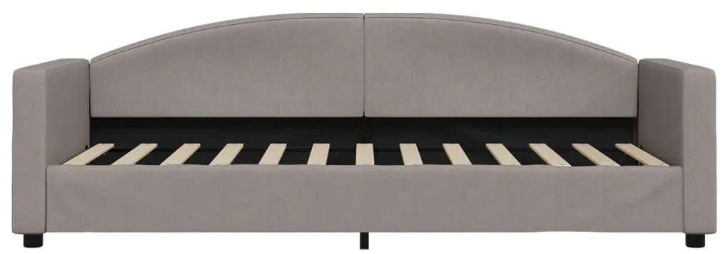 vidaXL Καναπές Κρεβάτι Taupe 80 x 200 εκ. Υφασμάτινος