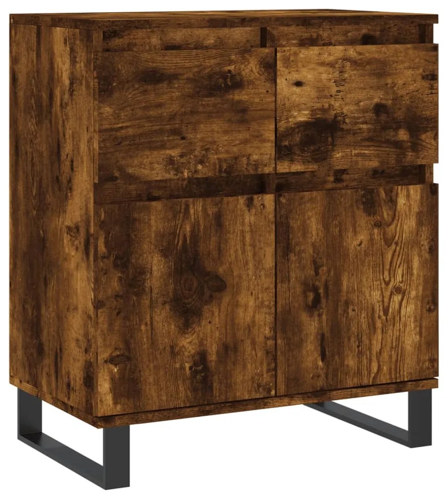 vidaXL Ντουλάπι Καπνιστή Δρυς 60x35x70 εκ. από Επεξεργασμένο Ξύλο