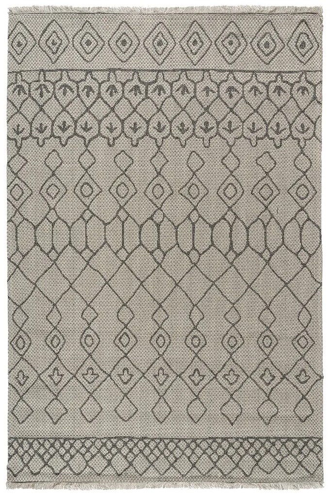 Beauty Home Χαλί βαμβακερό Cocotton 9231 125x180 Γκρι