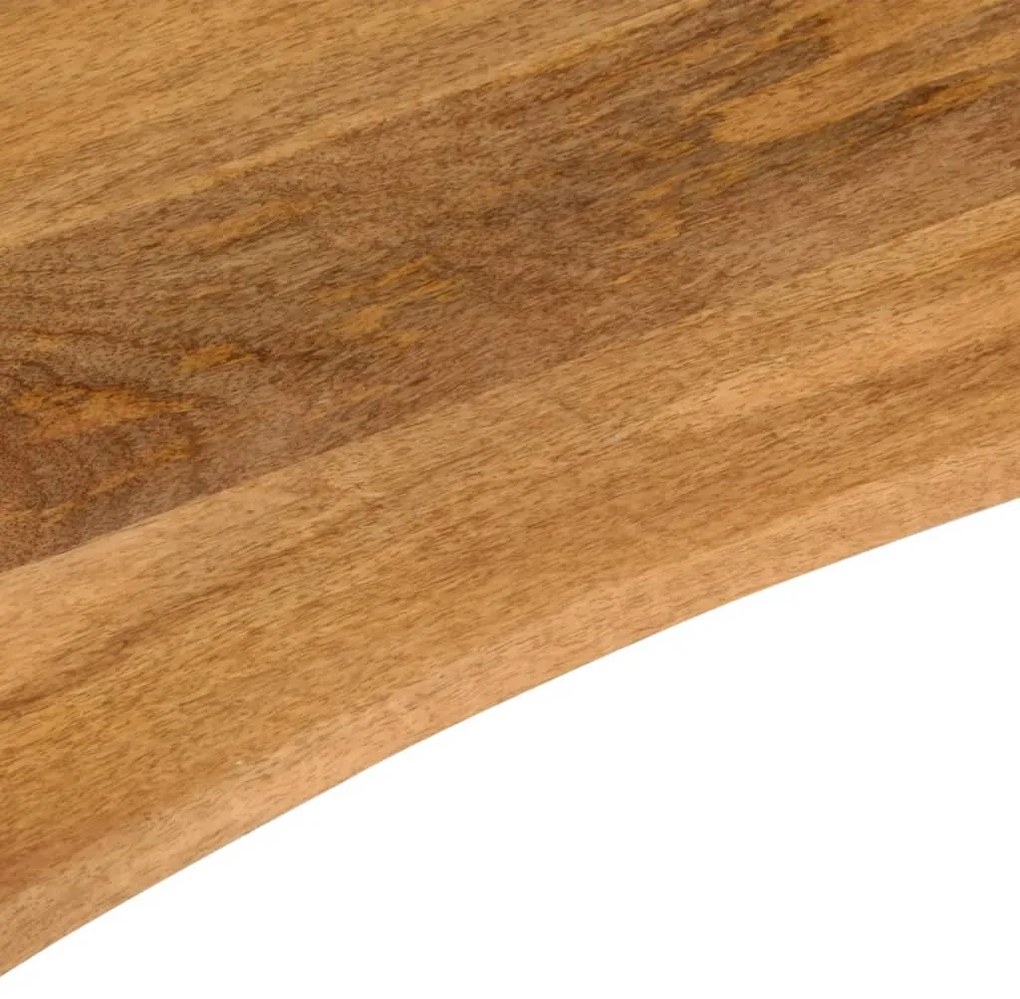 vidaXL Επιφάνεια Γραφείου Καμπύλη 160x50x2,5 εκ Μασίφ Ακατ. Μάνγκο