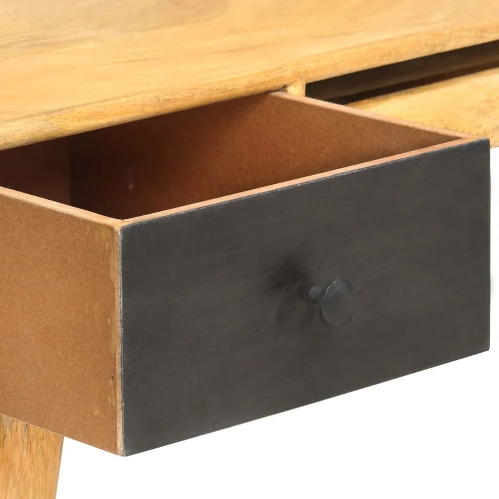 vidaXL Γραφείο με Συρτάρια 130 x 50 x 80 εκ. από Μασίφ Ξύλο Μάνγκο