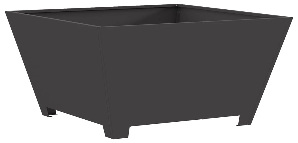 vidaXL Σόμπα φωτιάς Τετράγωνη Μαύρη 80x80x40 εκ. Ατσάλι