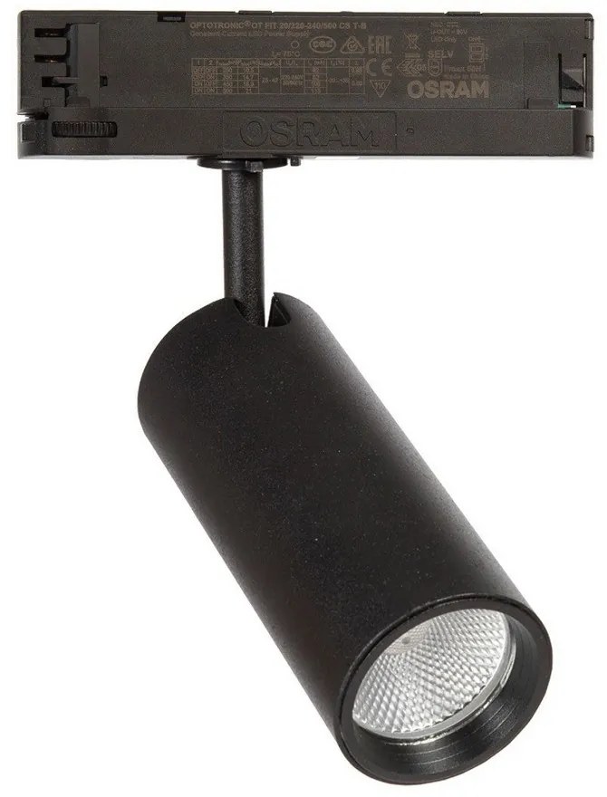 Σποτ Ράγας VK/04350/TR/B/40/935 220-240V Led 16.4W 3500K 2.124lm 40° IP20 Black VKLed