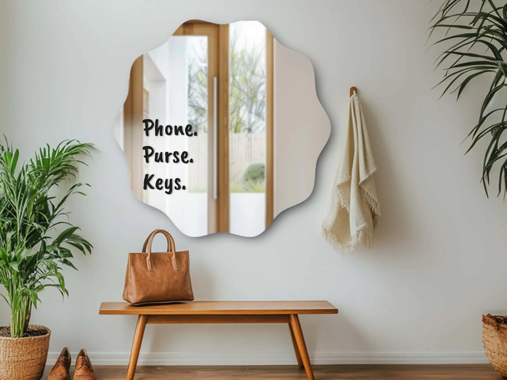 Αυτοκόλλητο για καθρέφτη S31 – Phone. Purse. Key.