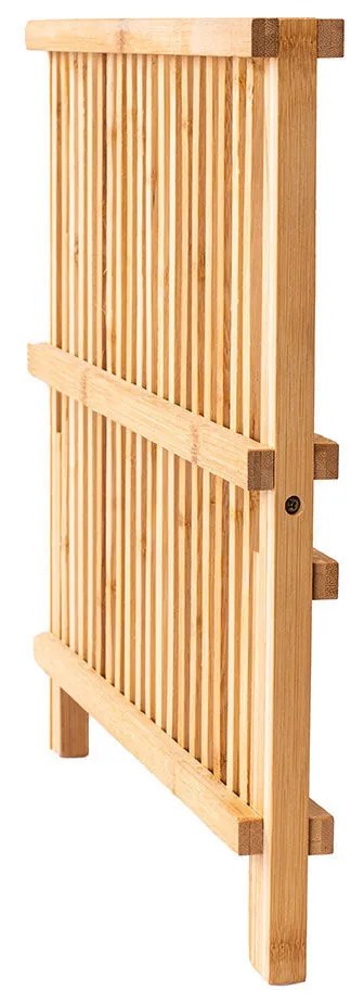 Πιατοθήκη Bamboo Essentials ΑναΔιπλόύμενη 2 Επιπέδων 42X27.5X38cm - Estia