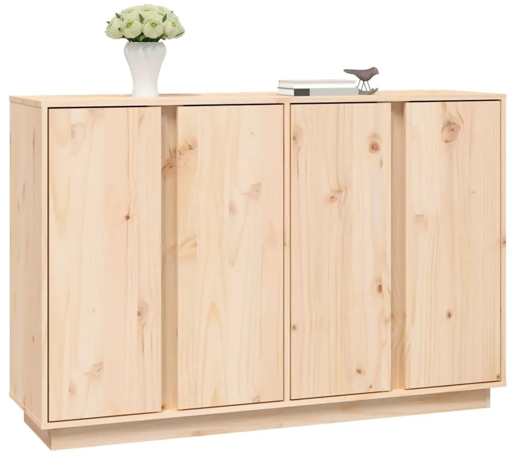 vidaXL Μπουφές 120 x 35 x 80 εκ. από Μασίφ Ξύλο Πεύκου