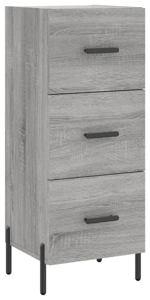 vidaXL Ντουλάπι Γκρι Sonoma 34,5x34x90 εκ. από Επεξεργασμένο Ξύλο