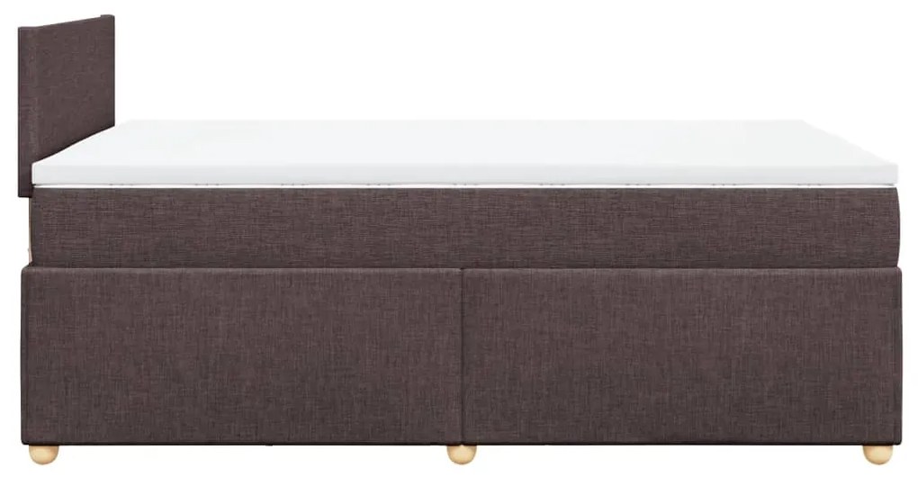 ΚΡΕΒΑΤΙ BOXSPRING ΜΕ ΣΤΡΩΜΑ ΣΚΟΥΡΟ ΚΑΦΕ 120X200 ΕΚ. ΥΦΑΣΜΑΤΙΝΟ 3286643