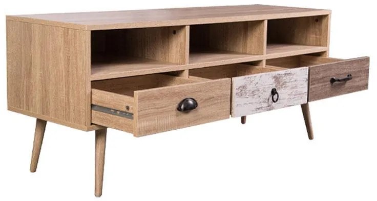 Έπιπλο Τηλεόρασης Lounge Fylliana Sonoma Δρύς 120x39,5x50 εκ. 120x39.5x50 εκ.
