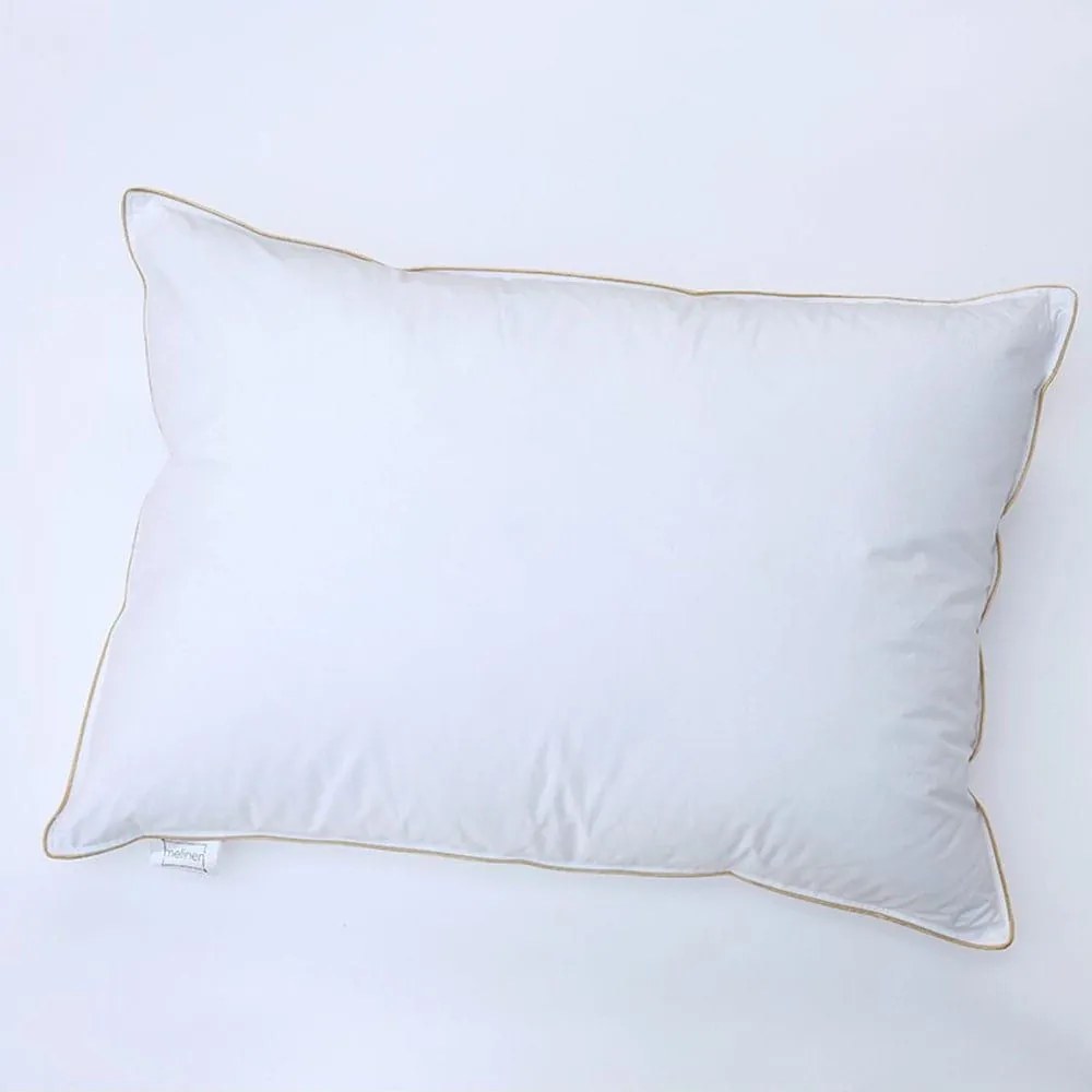 Μαξιλάρι Ύπνου Βαμβακερό 850gr White Melinen 50Χ70 Microfiber