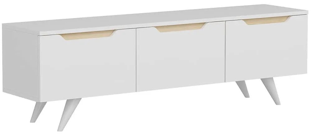 Έπιπλο Tηλεόρασης Prag 382NRC1124 150x35x44cm White