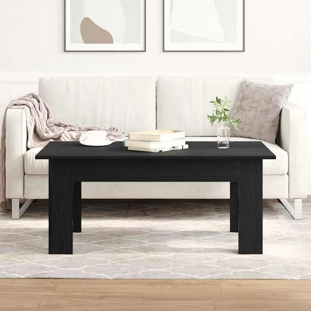 vidaXL Τραπεζάκι σαλονιού Μαύρη δρυς 100 x 60 x 42 cm