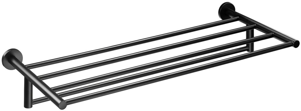 Ραφιέρα 60 εκ. Επίτοιχη Μαύρο Ματ Verdi Sigma 3033805