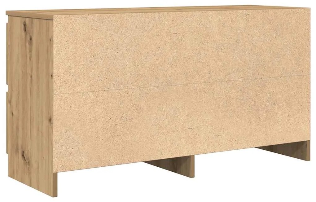 Έπιπλο Τηλεόρασης Artisian Δρυς 100x35x54 εκ Επεξεργασμένο Ξύλο - Καφέ
