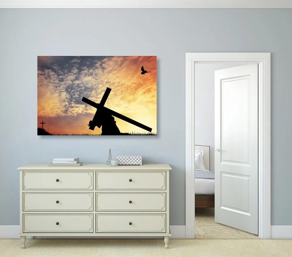 Εικόνα σταυρό στους ώμους - 120x80