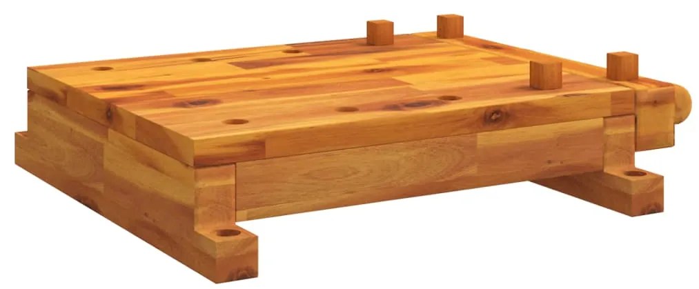 vidaXL Επιφάνεια Πάγκου Εργ. με Μέγγενη 52x44x9,5εκ Μασίφ Ξύλο Ακακίας