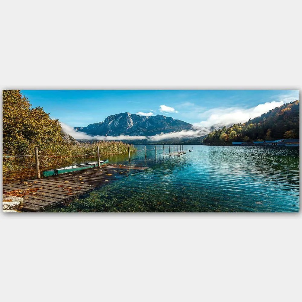 Πίνακας Καμβάς 451ERN1759 120x50cm Multi Wallity Οριζόντιοι Ξύλο, Καμβάς