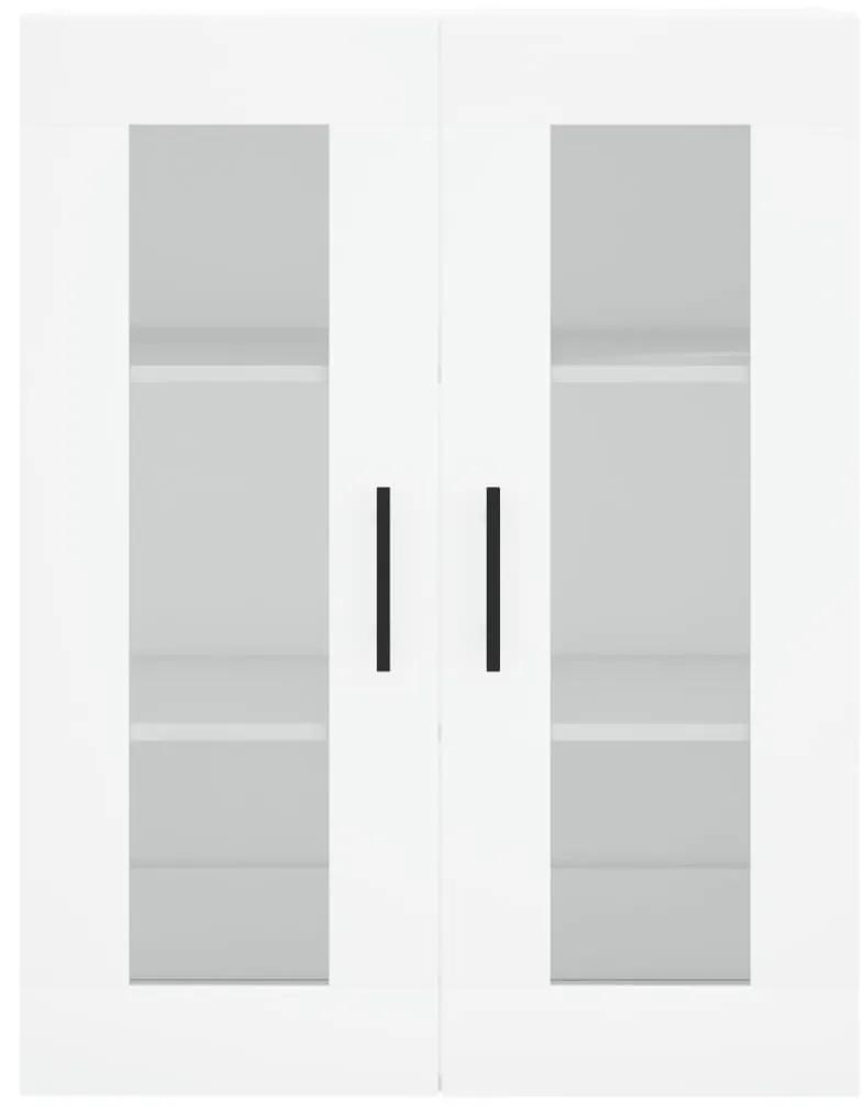vidaXL Ντουλάπια Επιτοίχια 2 τεμ. Λευκά από Επεξεργασμένο Ξύλο
