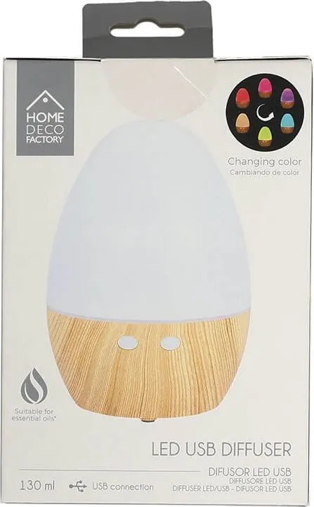 DIFFUSER ΣΥΣΚΕΥΈΣ DIFFUSEUR LED USB 120ML M12 VE12003