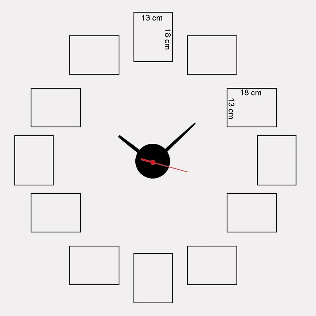 Decorative Wall Clock SCS01 Multicolor