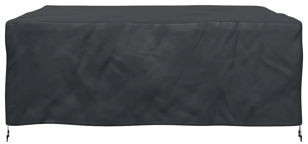 vidaXL Κάλυμμα επίπλων Μονόχρωμο Μαύρο 200 x 200 x 90 εκ. 600D