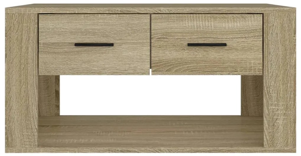 vidaXL Τραπεζάκι Σαλονιού Sonoma Δρυς 80x50x40 εκ. Επεξεργασμένο Ξύλο