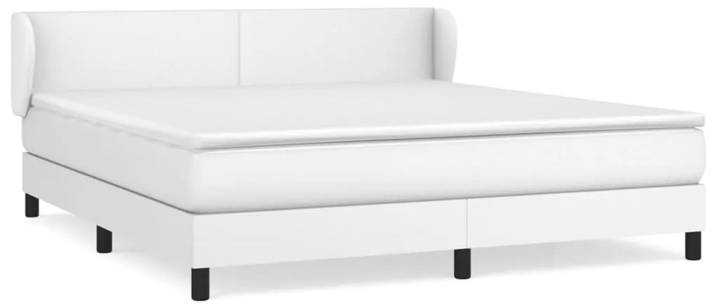 ΚΡΕΒΑΤΙ BOXSPRING ΜΕ ΣΤΡΩΜΑ ΛΕΥΚΟ 160X200ΕΚ.ΑΠΟ ΣΥΝΘΕΤΙΚΟ ΔΕΡΜΑ 3127200