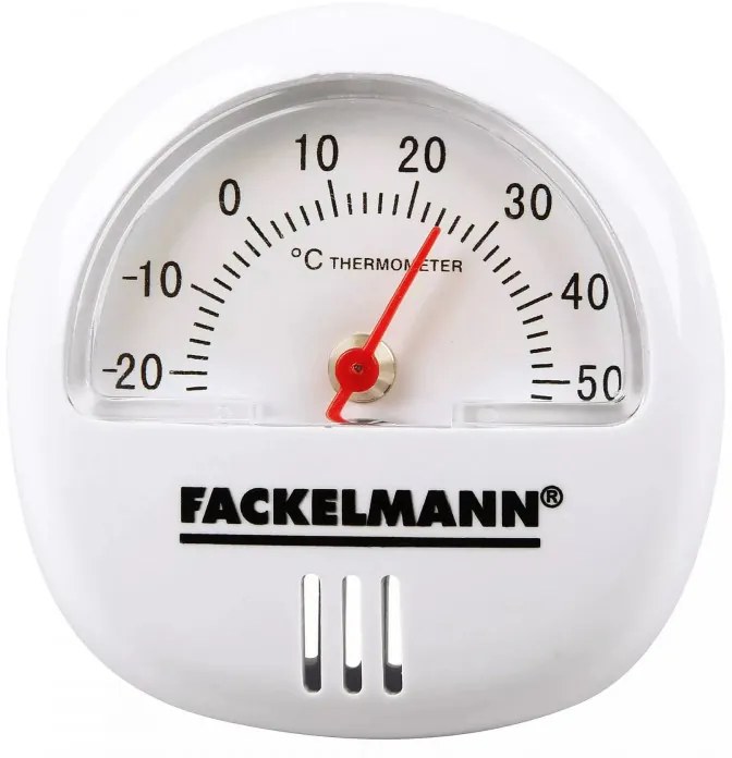 Θερμόμετρο με μαγνήτη Fackelmann 16375 Tecno, 6 cm, Πλαστικό, Λευκό