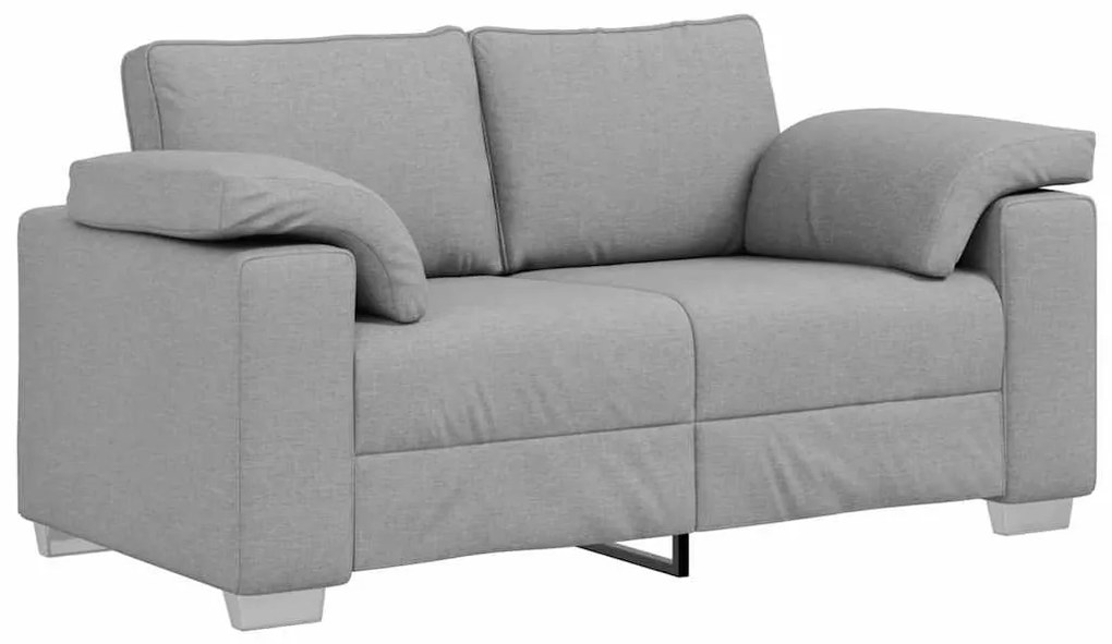 vidaXL Καναπές με μαξιλάρι Σκούρο γκρι 160 x 77 x 82 εκ ύφασμα