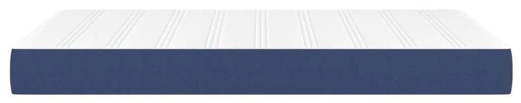 Στρώμα με Pocket Springs Μπλε 120x200x20 εκ. Υφασμάτινο - Μπλε