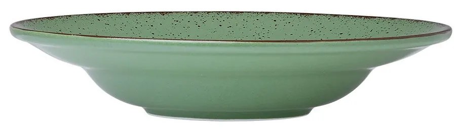 Πιάτο Ζυμαρικών Πορσελάνινο Terra Green 27cm - Estia