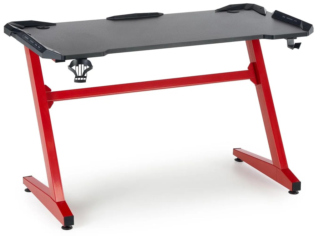 B49 desk black / red DIOMMI V-CH-B/49