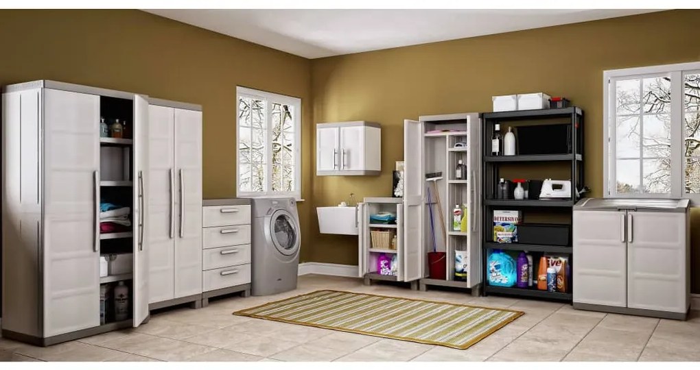 Keter Ντουλάπι Αποθήκευσης με Ράφια Excellence Μπεζ / Taupe 97 εκ.