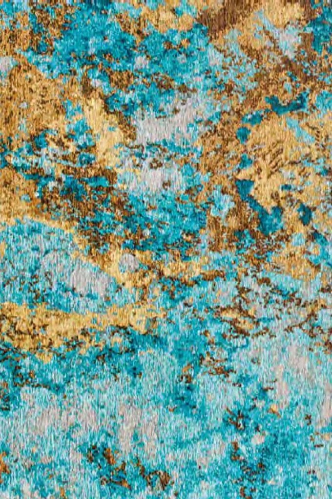 Χαλί Andy 203X/Q01 Turquoise-Gold Carpet Couture 200X285cm