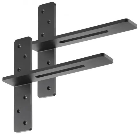 VEVOR 2 Pcs Shelf Brackets 16 inch / 406.4 mm Heavy Duty Floating Shelf Brackets