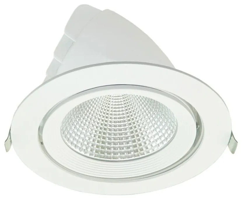 Σποτ Χωνευτό Lino3030 30W 3000K 2400lm White Aca Στρόγγυλο Αλουμίνιο