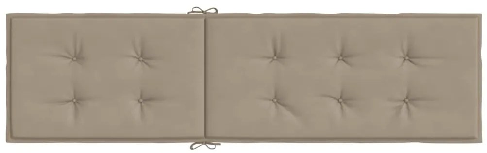 Μαξιλάρι Σεζλόνγκ Taupe (75+105) x 50 x 4 εκ. - Μπεζ-Γκρι