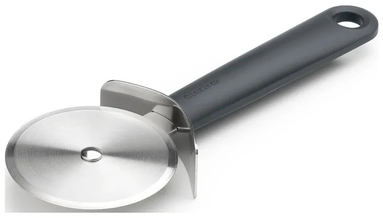 Brabantia Tasty+ 1008888 Μαχαίρι πίτσας, Κρεμάστρα, Δακτύλιος ανάρτησης, Σκληρυμένο ατσάλι, Σκούρο γκρι