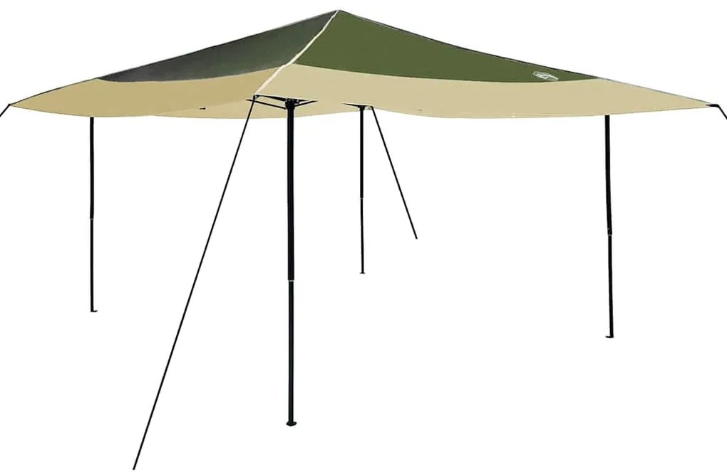vidaXL Σκηνή Canopy Pop-up Πράσινο 400 x 400 cm ύφασμα