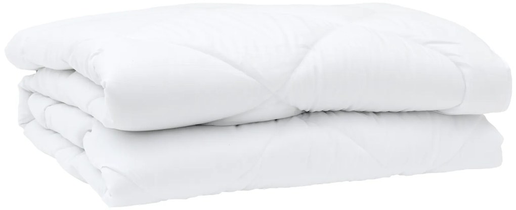 vidaXL Πάπλωμα με μαξιλάρι 3 pcs Λευκό 240 x 200 cm Μικροΐνες