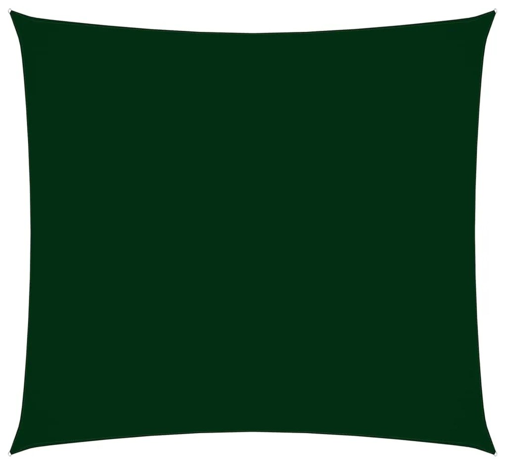 Πανί Σκίασης Τετράγωνο Σκούρο Πράσινο 7 x 7 μ από Ύφασμα Oxford